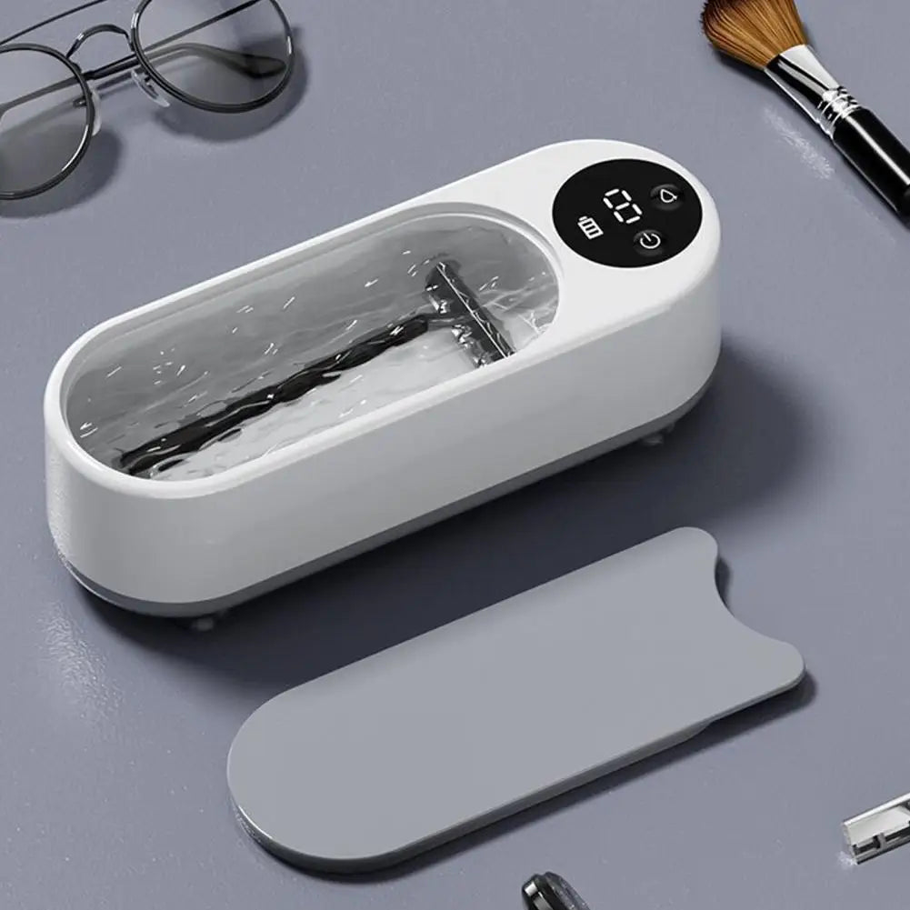 Portable Household Cleaning Machine, 300ml Clean  Ultrasonic Cleaner, Jewelry Cleaner Machine for Ring, Glasses, Makeup Brush