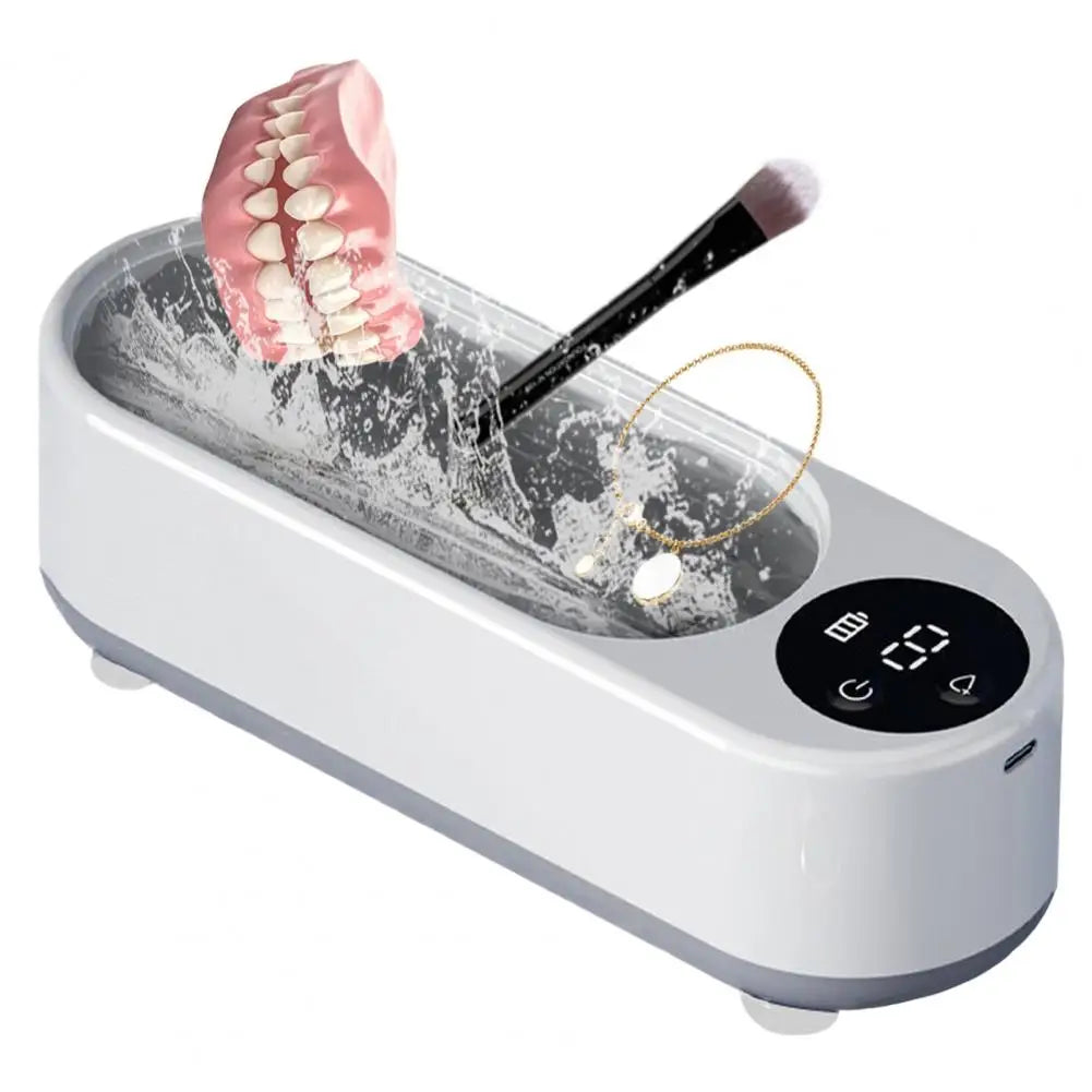 Portable Household Cleaning Machine, 300ml Clean  Ultrasonic Cleaner, Jewelry Cleaner Machine for Ring, Glasses, Makeup Brush